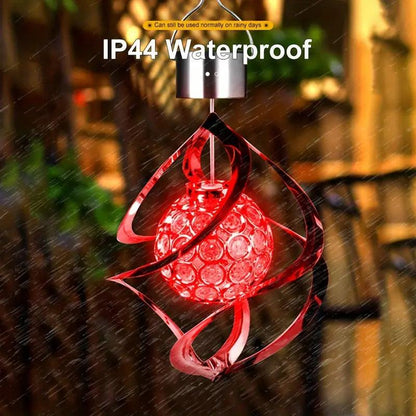 Outdoor Solar Powered Color Changing Wind Chime