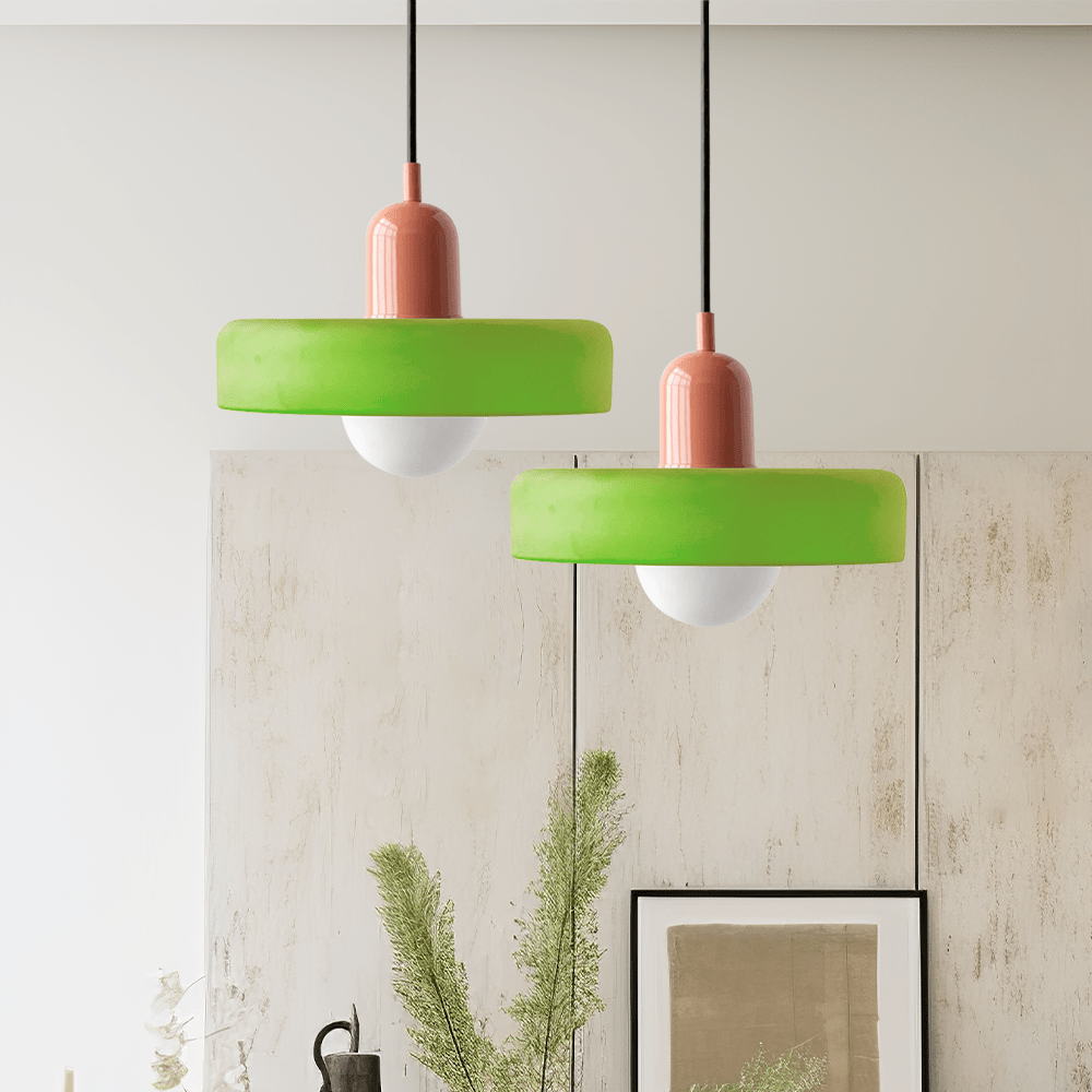 Befez | Vibrant Stained Glass Hanging Lamp for Home Decor