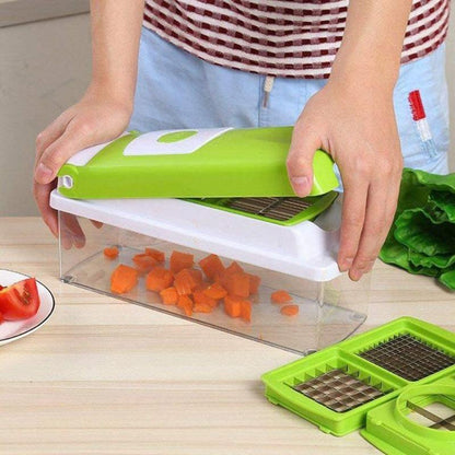 Easy 12-in-1 Veggie Chopper and Slicer Set