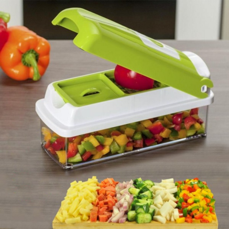 Easy 12-in-1 Veggie Chopper and Slicer Set