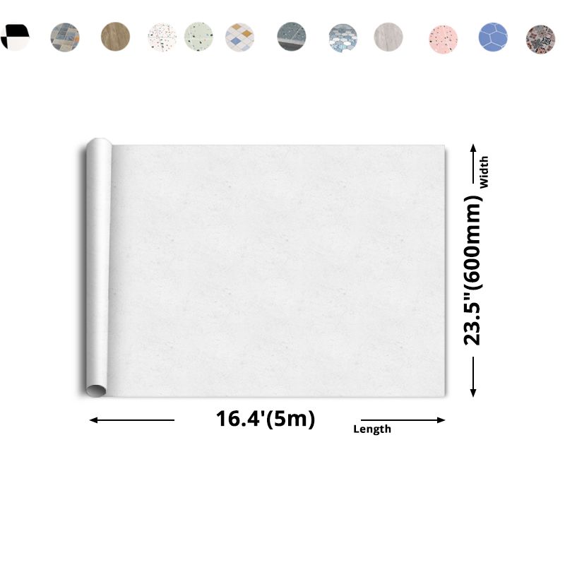 Stylish Vinyl Flooring Geometric Design Stick-On PVC Tile