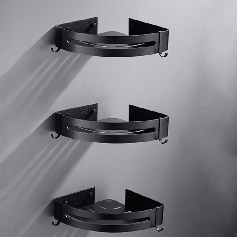 Stylish Black 3 Piece Bathroom Storage Set