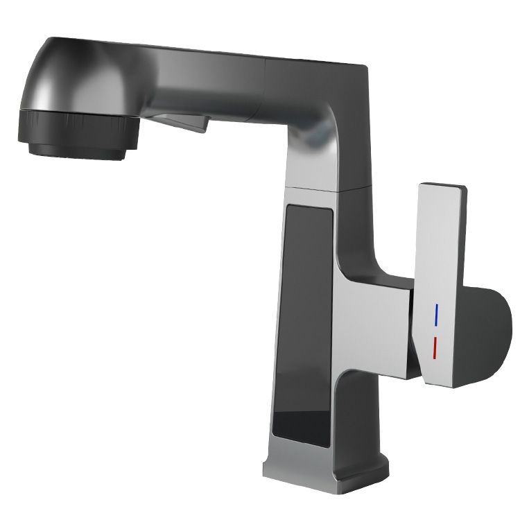 Stylish Kitchen Sink Faucet Pull Down Brass Handle