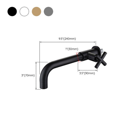 Befez | Popular Bathroom Faucet Cross Handle Low Arc Sink Faucet