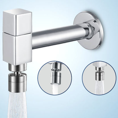 Modern Solid Brass Bathroom Faucet Wall Mount Handle