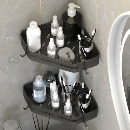Contemporary 3-Piece Bath Accessory Set Stainless Steel Shower Caddy