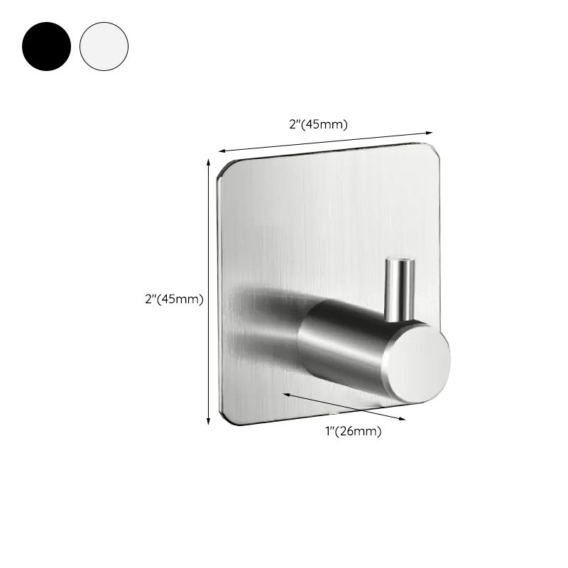Contemporary Stainless Steel Bath Accessory Set