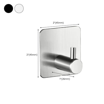 Contemporary Stainless Steel Bath Accessory Set