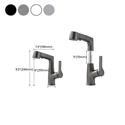 Stylish Kitchen Sink Faucet Pull Down Brass Handle