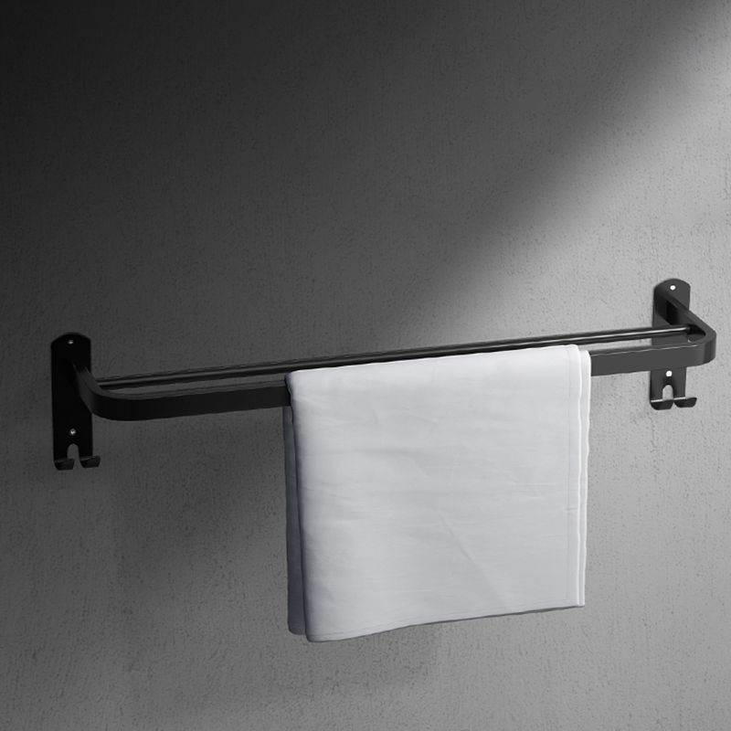 Luxury Black Bathroom Accessory Set Stainless Steel Fixtures