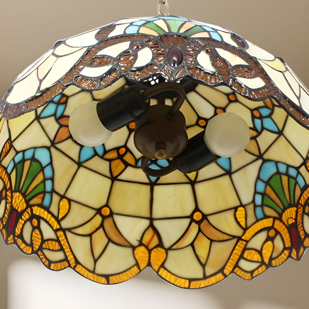 Vintage Glass Pendant Light - Befez