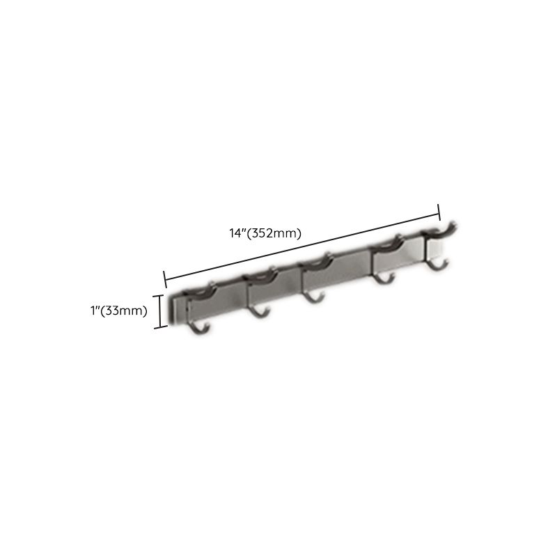 Contemporary Chrome Bathroom Shelf Towel Rack Accessory Set
