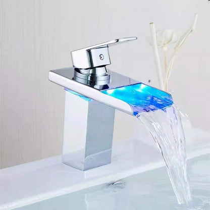 Modern LED Single Handle Bathroom Sink Faucet