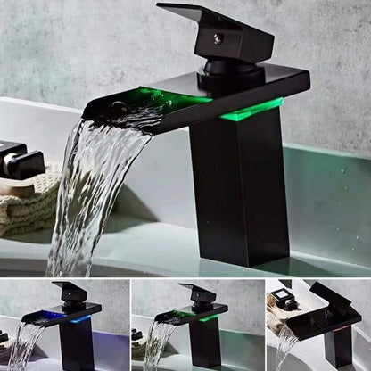 Modern LED Single Handle Bathroom Sink Faucet