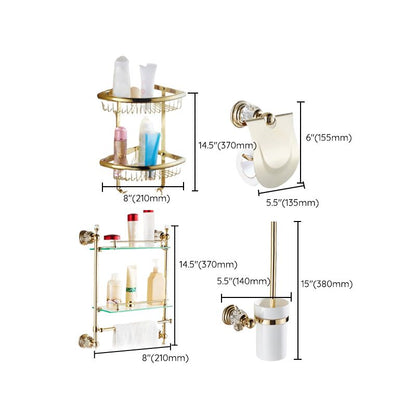 Classic Gold Bathroom Fixtures Single or Set