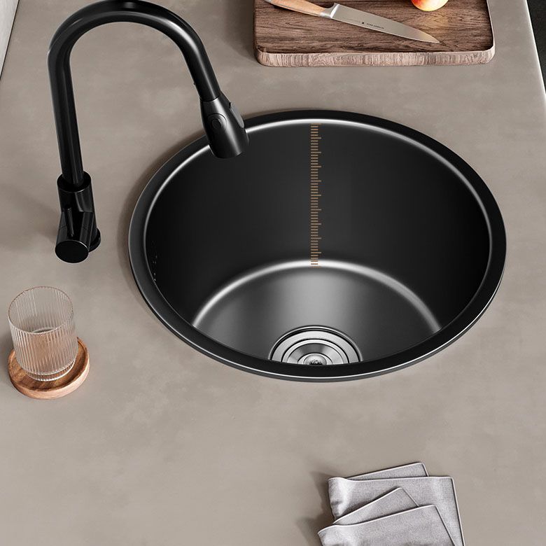 Modern Stainless Steel Circular Kitchen Sink