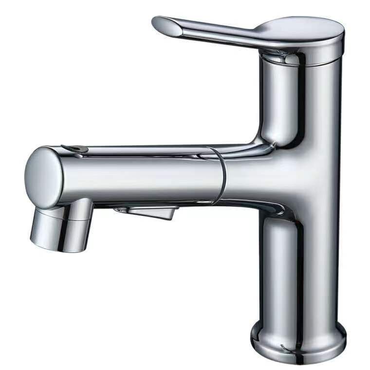Modern Low Arc Bathroom Sink Faucet