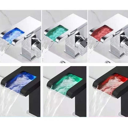 Modern LED Single Handle Bathroom Sink Faucet