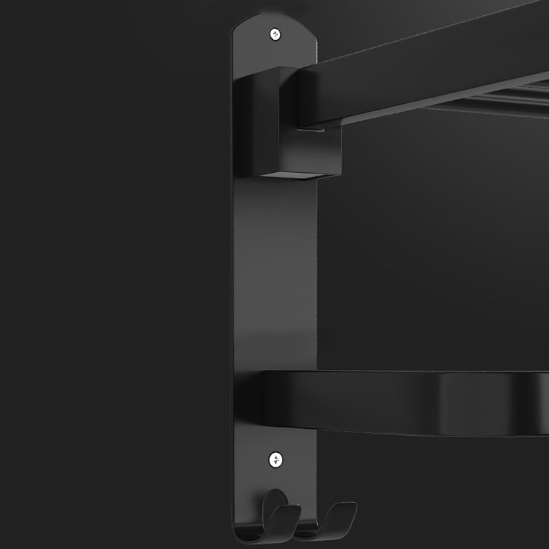 Luxury Black Bathroom Accessory Set Stainless Steel Fixtures