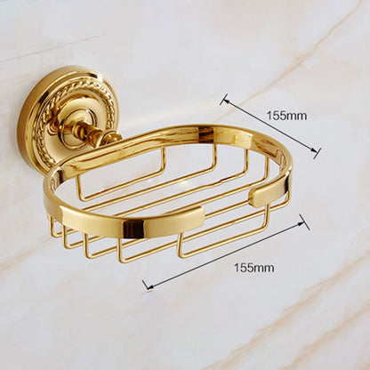 Classic Brass Bath Accessories Set