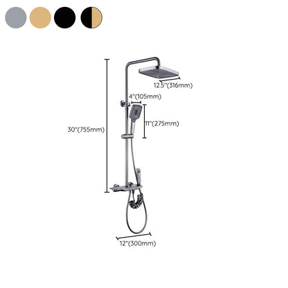 Befez | Contemporary Adjustable Shower Head Faucet System