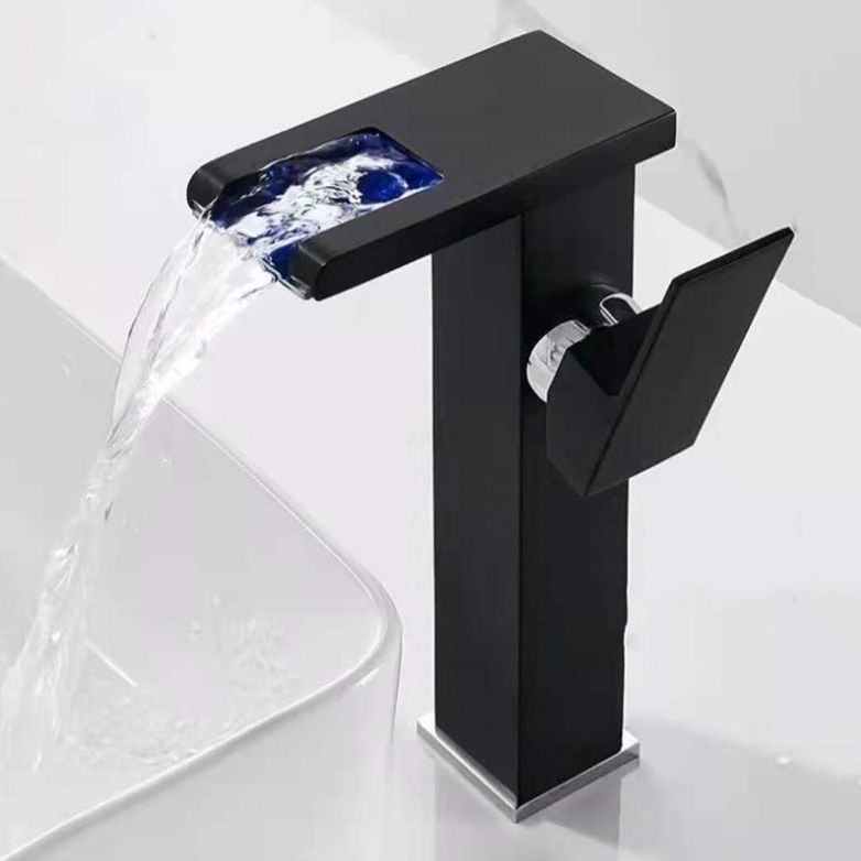 Modern LED Single Handle Bathroom Sink Faucet