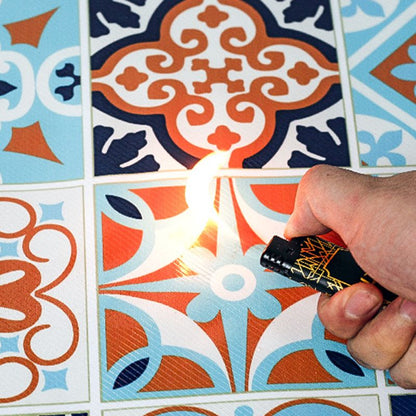 Easy Install 24 Peel and Stick Vinyl Floor Tiles