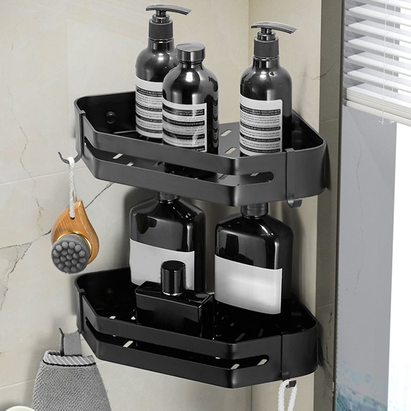 Contemporary 3-Piece Bath Accessory Set Stainless Steel Shower Caddy