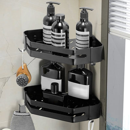 Contemporary 3-Piece Bath Accessory Set Stainless Steel Shower Caddy
