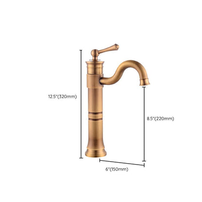 Stylish Single Handle Basin Faucet with Rotating Spout