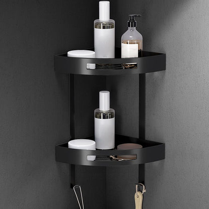 Luxury Black Bathroom Accessory Set Stainless Steel Fixtures