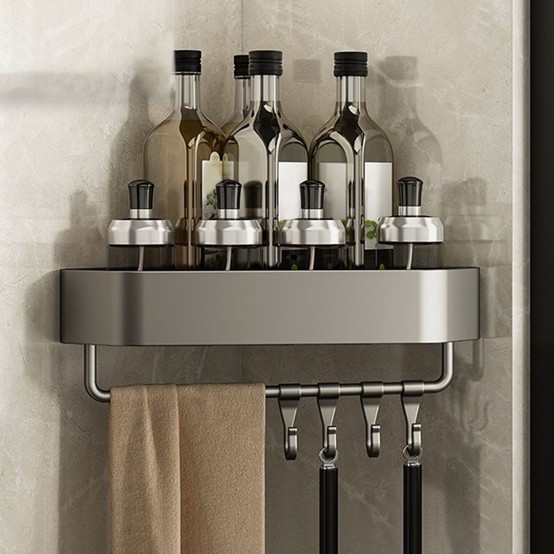 Sticky Metal Bathroom Shelf Organizer