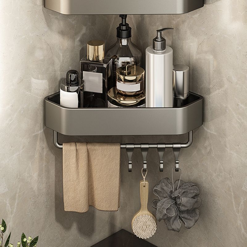Sticky Metal Bathroom Shelf Organizer