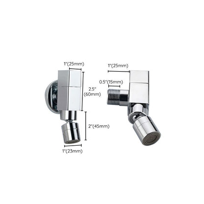 Modern Solid Brass Bathroom Faucet Wall Mount Handle
