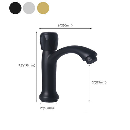 Single Handle Bathroom Sink Faucet Low Arc Tap