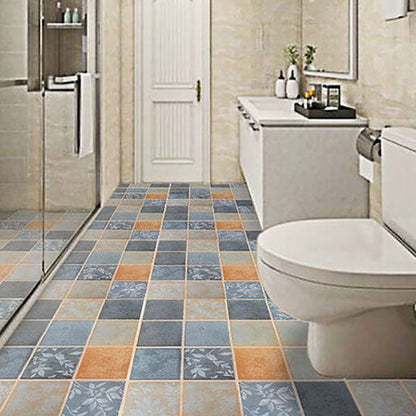 Stylish Vinyl Flooring Geometric Design Stick-On PVC Tile