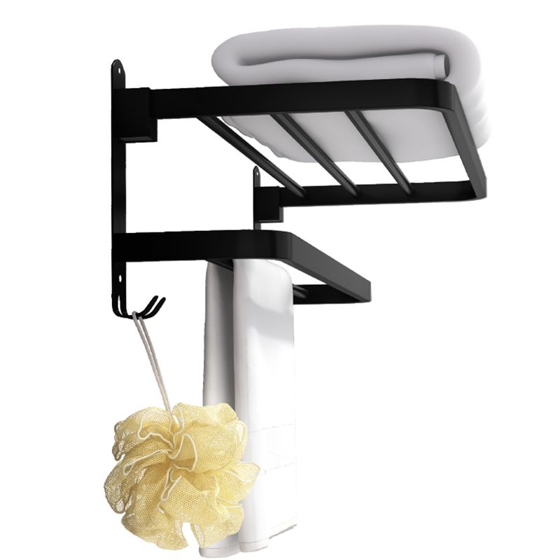 Luxury Black Bathroom Accessory Set Stainless Steel Fixtures