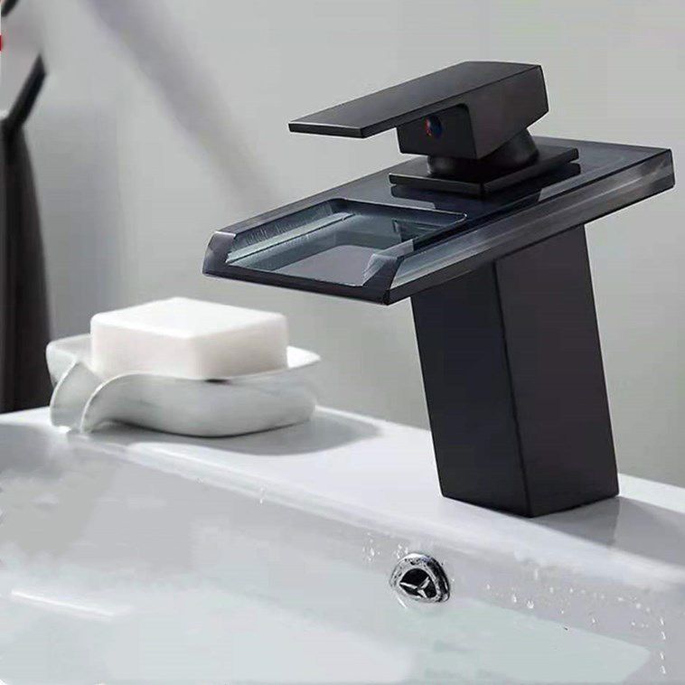 Modern LED Single Handle Bathroom Sink Faucet