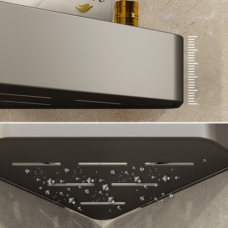 Sticky Metal Bathroom Shelf Organizer