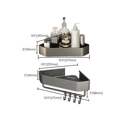 Sticky Metal Bathroom Shelf Organizer