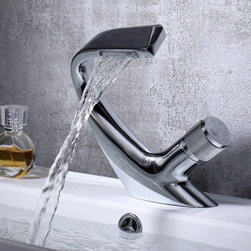 Modern Copper Kitchen Sink Faucet with Brass Handle