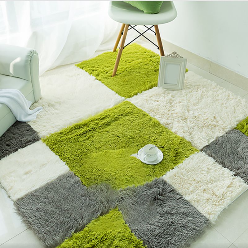 Soft Bedroom Carpet Tiles Stain Resistant Squares