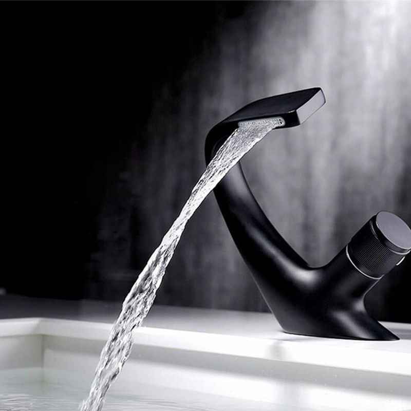 Modern Copper Kitchen Sink Faucet with Brass Handle