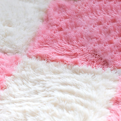 Soft Bedroom Carpet Tiles Stain Resistant Squares