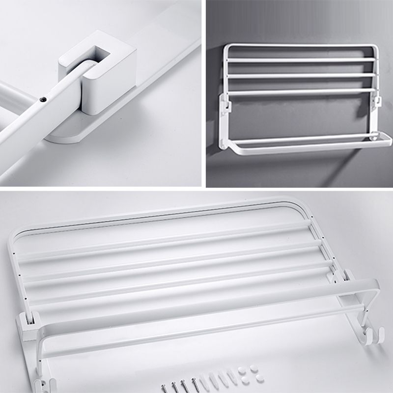 Stylish White Bathroom Towel Rack Accessory Set - Befez
