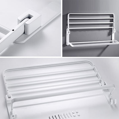 Stylish White Bathroom Towel Rack Accessory Set - Befez