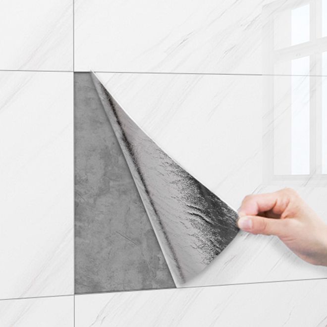 Easy Stick Wallpaper PVC Wall Panels Rectangular Design
