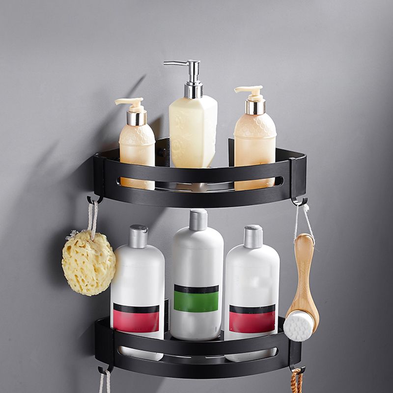 Stylish Black 3 Piece Bathroom Storage Set