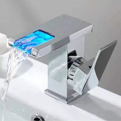 Modern LED Single Handle Bathroom Sink Faucet