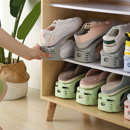 Space Saving 4 Piece Shoe Organizer